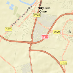 Fleury-sur-Orne Street Map