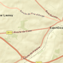 Saint-Désir Street Map