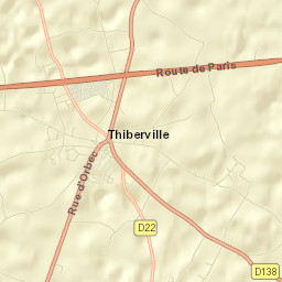 Thiberville Street Map