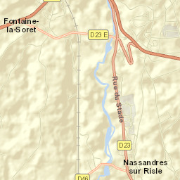 Nassandres Street Map