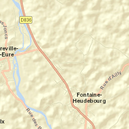 Heudreville-sur-Eure Street Map
