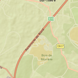 Thiers-sur-Thève Street Map