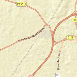 Nanteuil-le-Haudouin Street Map