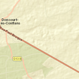 Doncourt-lès-Conflans Street Map
