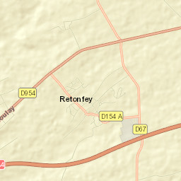 Retonfey Street Map