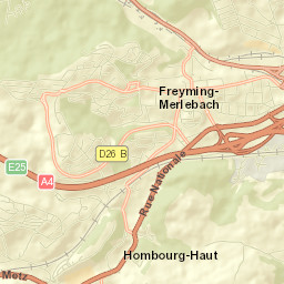 Hombourg-Haut Street Map