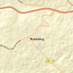 Rouhling Street Map