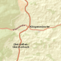 Klingenmünster Street Map