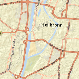 Heilbronn Street Map
