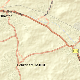 Ellhofen Street Map