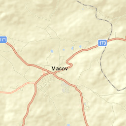 Vacov Street Map