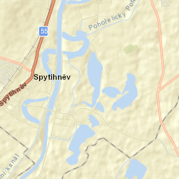 Spytihněv Street Map