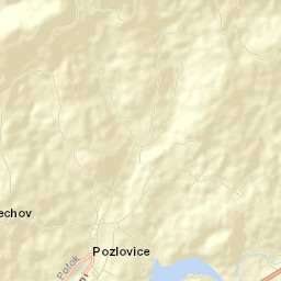 Pozlovice Street Map