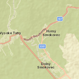 Vysoké Tatry Street Map