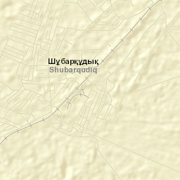 Shubarkuduk Street Map