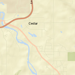 Cedar Street Map