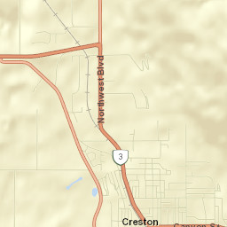Creston Street Map
