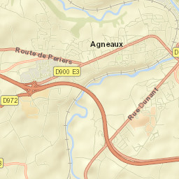 Agneaux Street Map