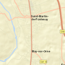May-sur-Orne Street Map
