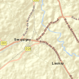 Serquigny Street Map