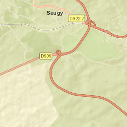 Seugy Street Map
