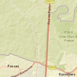 Survilliers Street Map