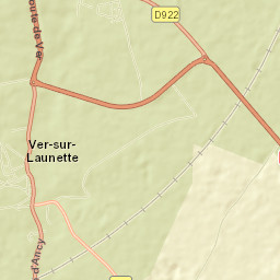 Ver-sur-Launette Street Map