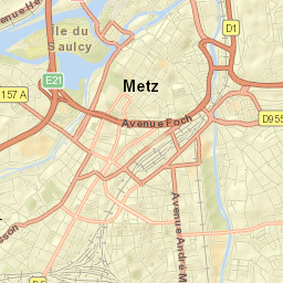 Metz Street Map