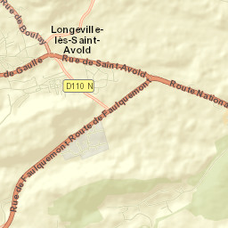 Longeville-lès-Saint-Avold Street Map