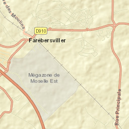 Farébersviller Street Map