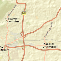 Bad Bergzabern Street Map