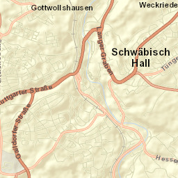 Schwäbisch Hall Street Map