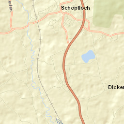 Schopfloch Street Map
