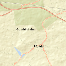 Pfofeld Street Map
