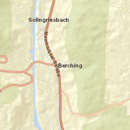 Berching Street Map