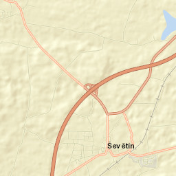 Ševětín Street Map