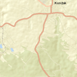 Kunžak Street Map