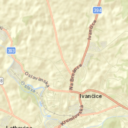 Ivančice Street Map