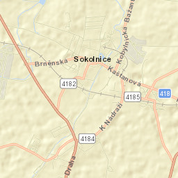 Telnice Street Map