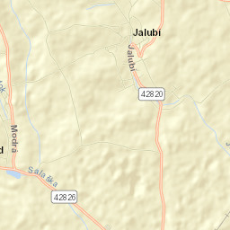 Jalubí Street Map