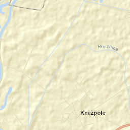 Kněžpole Street Map
