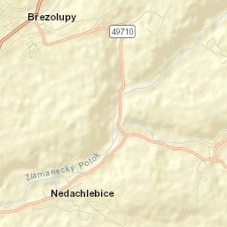 Březolupy Street Map