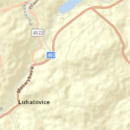 Luhačovice Street Map