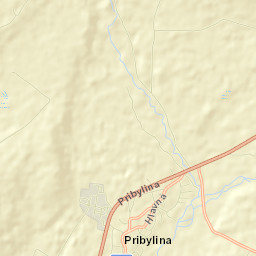 Pribylina Street Map