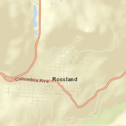 Rossland Street Map