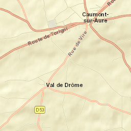 Caumont-l'Éventé Street Map