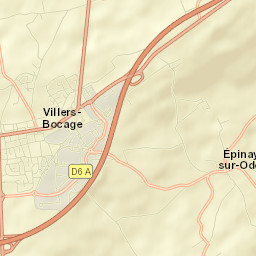 Villers-Bocage Street Map