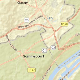 Gasny Street Map