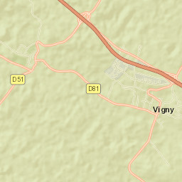 Vigny Street Map