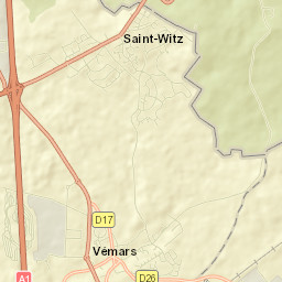 Saint-Witz Street Map